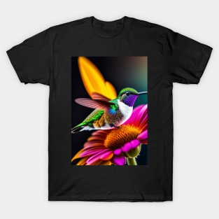 Storm Hummingbird Flying Animal T-Shirt